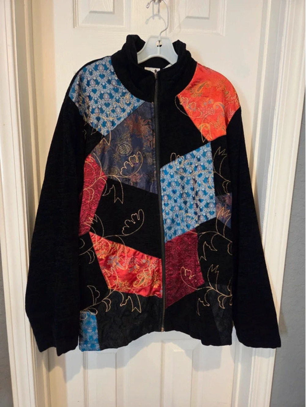 VTG White Stag zip-up patchwork jacket
